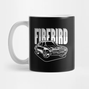 Firebird Car (White Print) Mug